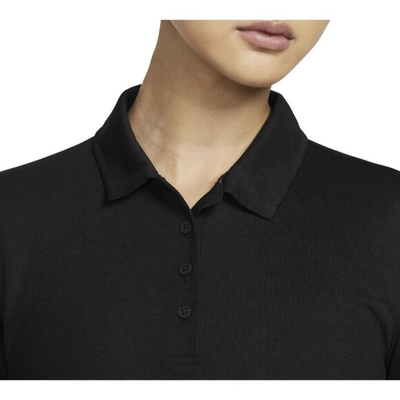 Nike Women's Golf Dri-Fit Victory Short Sleeve Polo, Black, XS - Picture 3 of 16